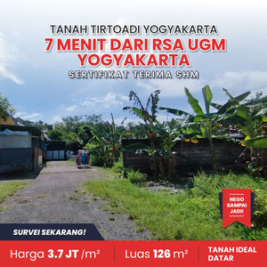 Tanah Yogyakarta 3 km dari RSA UGM Tirtoadi Sleman SHM