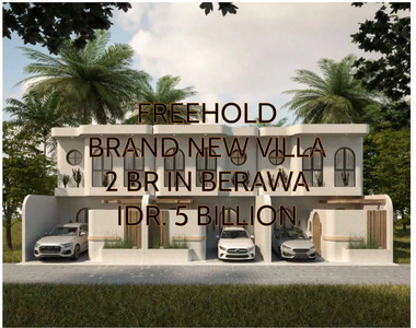 Brand New Villa For Sale in Berawa Kuta Utara Badung Bali