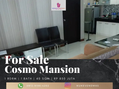 Dijual Apartement Cosmo Mansion Lantai Rendah 1 Bedroom