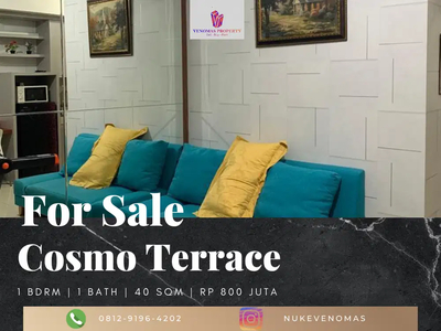 Dijual Apartement Cosmo Terrace Full Furnished 1 Bedroom