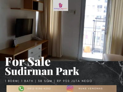 Dijual Apartement Sudirman Park 1 Bedroom View Shangri La