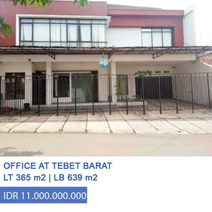 Dijual Cepat Rumah kantor Lokasi Istimewa Tebet Barat, Jakarta Selatan