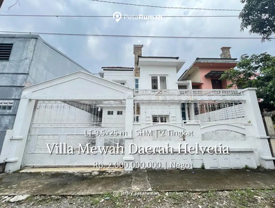 Dijual Cepat Villa Elite Jalan Jongkong Dekat Amir Hamzah Helvetia