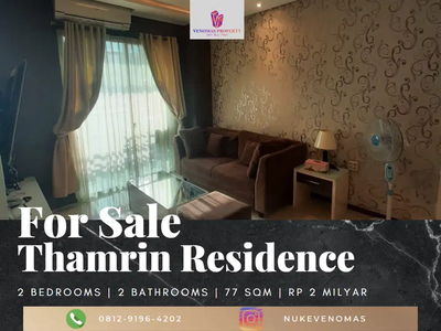 Dijual dan Disewakan Apartement Thamrin Residence Unit Premier 2BR