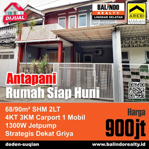 Dijual Rumah 900jutaan di Antapani Siap Huni