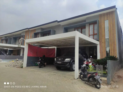 Dijual rumah cluster konsep Bali, view bagus kota Bandung, Awiligar