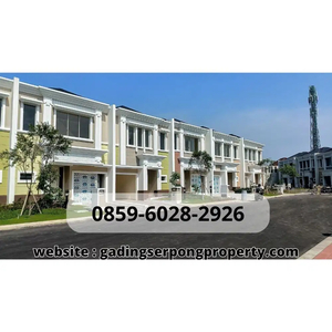 Dijual Rumah Flamingo Cluster Caribbean At The Springs Serpong