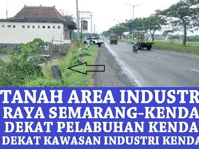 Dijual Tanah Semarang SHM Murah Siap Dibangun Dekat Pelabuhan Kendal