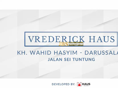 Dijual Villa Mewah Daerah KH Wahid Hasyim Komplek Vrederick Haus