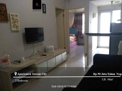 Disewakan Apartement Season City Middle Floor 2BR Furnished View City