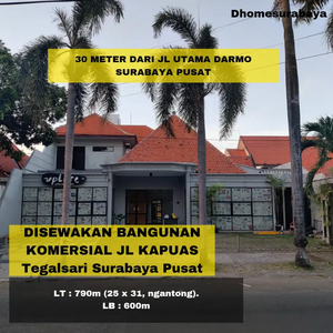 Disewakan Bangunan Komerisal Jl Darmo Surabaya Pusat