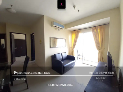 For Sale Apartement Cosmo Residence 2BR Full Furnished West View