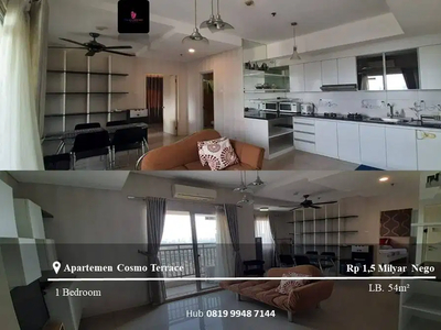 Jual/Sewa Apartement Cosmo Terrace High Floor 1BR Furnished South View