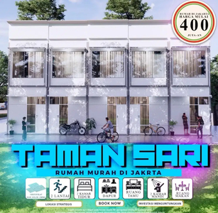 Rumah 2 Lantai Minimalis Modern Jl Taman Sari Strategis Jakarta Barat