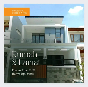 Rumah 2 lantai nyaman di Bandung Selatan!