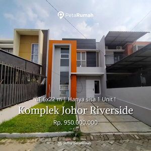 Rumah Komplek Johor Riverside Siap Huni Jalan Karya Wisata Medan Johor