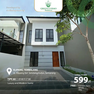 Rumah mewah tepi jalan raya klipang raya Tembalang Semarang