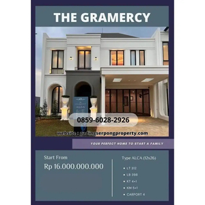 Rumah tipe besar 12 Dijual Cluster 14m Daerah Alam Sutera Gramerci SHM