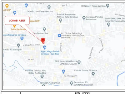Tanah Lokasi Strategis di Jalan Mega Nusa Indah Cirebon