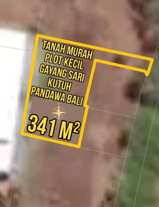 Tanah Murah Plot Kecil Gayang Sari Kutuh Pantai Pandawa