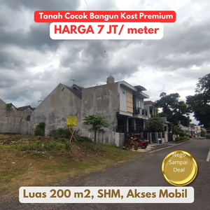 Tanah Suhat Cocok Bangun Kost Premium 7 Menit Kampus UB