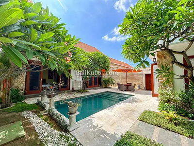 AMR-127.BRJ Villa For Yearly Rent 2-BR Jl Batur Sari Sanur - min 2 yr