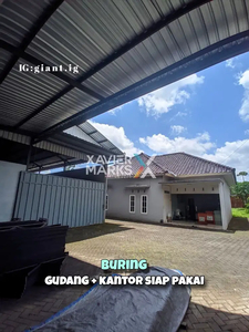 DIJUAL Gudang + Kantor di Buring Kedungkandang Kota Malang