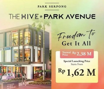 Dijual Ruko 3 Lantai The HIVE Park Avenue Serpong