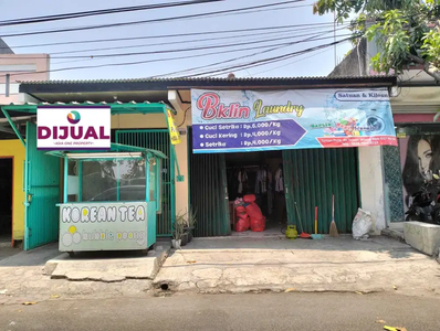 Dijual Rumah Dan tempat usaha Di pinggir jalan raya Pondok ungu permai