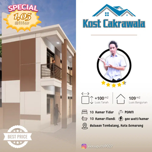 Dijual Rumah Kost 2 Lantai 10KT + 10KM Bulusan Tembalang Semarang