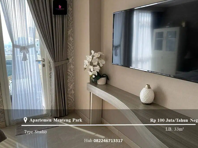 Disewakan Apartemen Menteng Park Middle Floor Type Studio Full Furnish