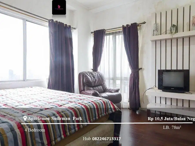 Disewakan Apartement Sudirman Park High Floor 3BR+1 Furnished Tower B