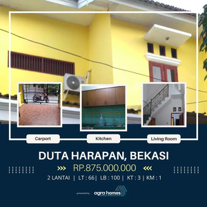 Jual Cepat, Rumah 2 Lantai Termurah, 5 Menit Summarecon Bekasi