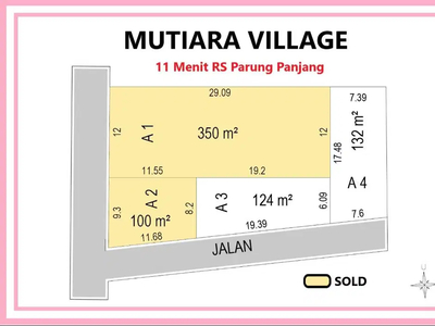 Jual Kavling Murah Cisauk, Dekat Stasiun Parung Panjang