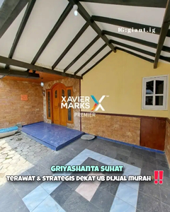 Jual Murah RUMAH TERAWAT & STRATEGIS di GriyaShanta Suhat Lowokwaru