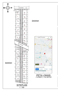 kavlingan tanah & rumah sertifikat pecah daerah gentan free desain