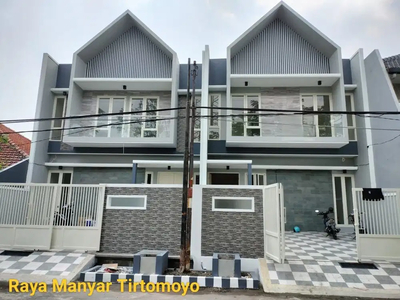 MANYAR TIRTOMOYO RUMAH BARU 4KT MODERN MINIMALIS MEWAH SIAP HUNI