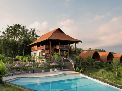 Resort dengan Pemandangan Alam di Daerah Soka, Tabanan