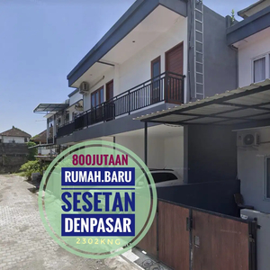 Rumah dijual Baru 2 kamar Sesetan Denpasar Selatan Bali