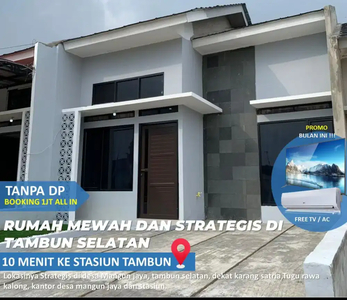 Rumah Komersil Tanpa Dp Siap Huni Lokasi Dekat SD Satria Jaya Tambun