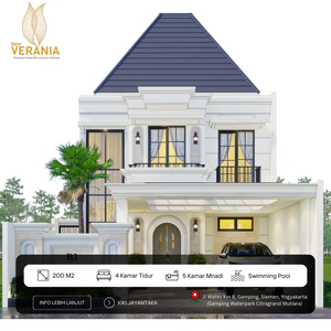 Rumah Mewah Dengan Kolam Renang Pribadi di Cluster New Verania