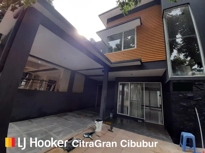 Rumah Modern Minimalis 2 Lantai di Mahogany Residence Cibubur