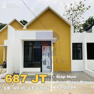 Rumah siap huni free biaya di bekasi