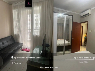 Sewa Apartemen Sudirman Park High Floor 1BR Full Furnished Tower B