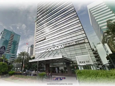 Sewa Kantor Wisma 77 Tower 1 Luas 287 m2 Bare Slipi Jakarta Barat