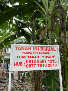 Tanah di Tanah Tinggi Tangerang 350m