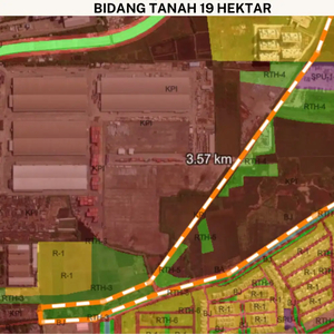 Tanah Luas Zona Industri Rorotan Jakarta Utara