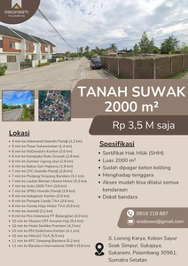 Tanah Soak Simpur 2000 M²