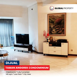 Termurah, Taman Anggrek Condominium 3 Bed, Fully Furnished, Low Floor