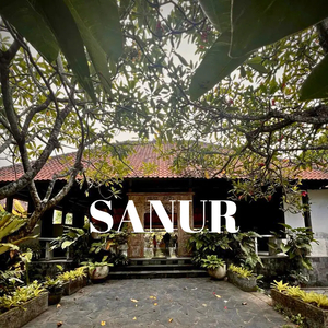 VILLA SANUR DENGAN HALAMAN YG LUAS